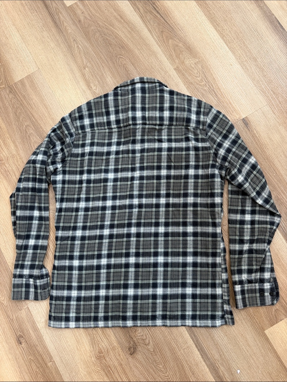 KUHL DILLINGR FLANNEL Classic Casual Everyday Button Up Shirt Gray Medium $99 - Picture 10 of 11